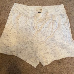 Quilted sleep shorts
